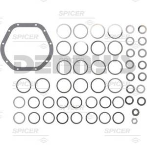 Spicer - Dana Spicer 706376X PINION and DIFFERENTIAL BEARING SHIM KIT for 1985 to 1993-1/2 DODGE W150, W200, W250 with DANA 44 Disconnect front axle - Image 1