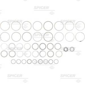 Dana Spicer 707068X Shim Kit for Ford Dana 80 rear end up to 1997 with 4.125 inch OD inner pinion bearing race