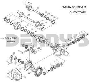 Spicer - 4250G Axle Flange Gasket 4.250 bolt circle 5.100 inch OD 1992-2007 CHEVY/GMC Dana 80 - Image 2