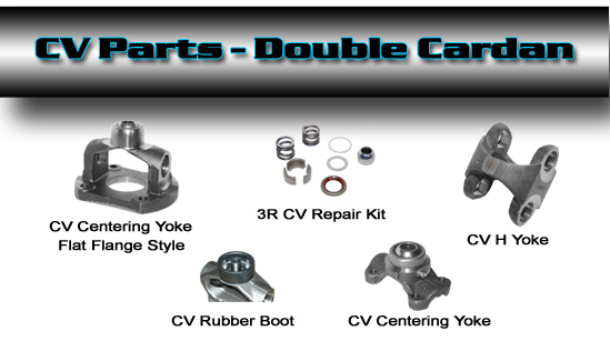 Denny's CV Double Cardan Constant Velocity Parts for 4x4 Truck and Car  Driveshafts