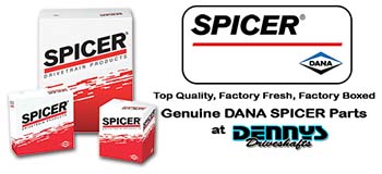 Dana Spicer 5-153X Universal Joint fits 1987 to 1995 Jeep Wrangler YJ Rear  Driveshaft at rear end 1310 Series GREASABLE Fitting in Body