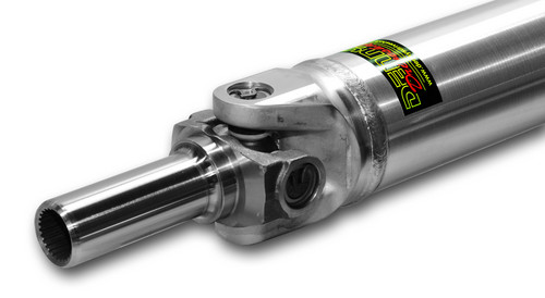 Mustang 3.5 inch ALUMINUM Driveshaft 1330 Series to fit all 7.5 inch and 8.8 inch with LARGE bolt pattern flat flange 