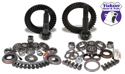 Yukon YGK012 Yukon Gear and Install Kit package for Jeep JK non-Rubicon, 4.56 ratio