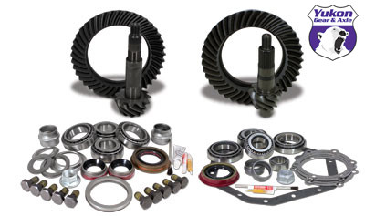 Yukon YGK047 Yukon Gear and Install Kit package for Reverse Rotation Dana 60 and '89-'98 GM 14T, 4.88 thick.