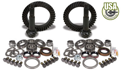 USA Standard ZGK054 USA Standard Gear and Install Kit package for Jeep JK Rubicon, 4.56 ratio