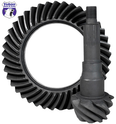 Yukon YG F9.75-456-11 High performance Yukon Ring and Pinion gear set for '11 and up Ford 9.75" in a 4.56 ratio