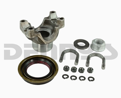 9901777 PINION YOKE Kit 1410 Series FORGED U-Bolt Style fits 1975 to 2011 Chevy and GMC Corporate 10.5 inch 14 Bolt Full Floater rear ends