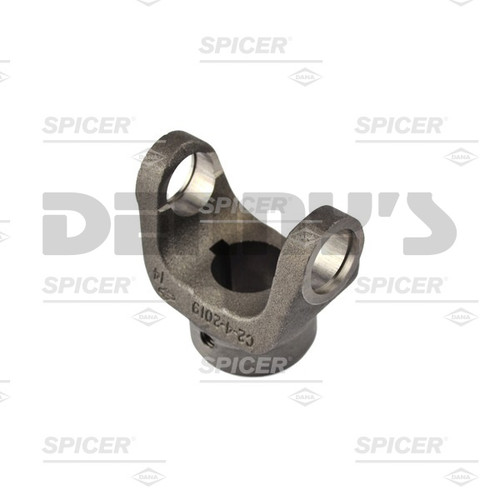 Dana Spicer 2-4-613 PTO end yoke 1310 SERIES fits 1.250 round bore with .312 keyway