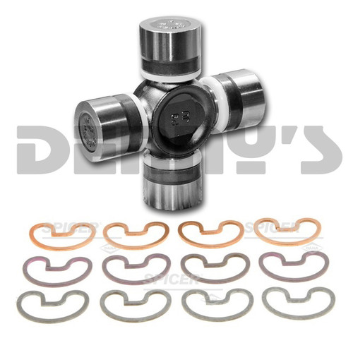 Dana Spicer 5-1350X Universal Joint NON Greaseable 1350 series cold forged solid body heat treated precision ground and case hardened with multi lip seals 3.625 x 1.188