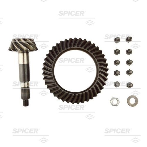 Dana Spicer 85610-5 Ring and Pinion Gear Set 3.73 ratio fits 2003 to 2006 Jeep TJ Dana 44 Rear with .437-20 ring gear bolts