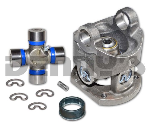 Dana Spicer 212024XKT Double Cardan CV Head Assembly 1350 series KIT Greaseable u-joints fits FORD with 4.25 inch bolt circle and 2 inch pilot on front or rear transfer case flange