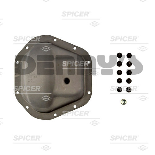 Dana Spicer 2011159 Diff Cover fits Dana 60 front 1979 to 1993 Dodge W200, W300 Fill plug hole 0.480 in. below center