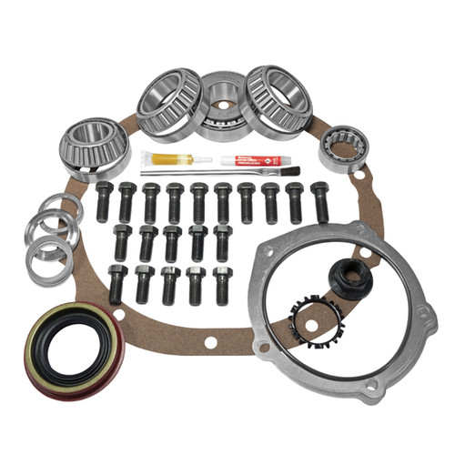 Yukon YK F9-HDC-SPC Master Overhaul kit for Ford 9 inch with Daytona pinion support and LM603011 differential bearings comes with crush sleeve eliminator YKF9-HDC-SPC