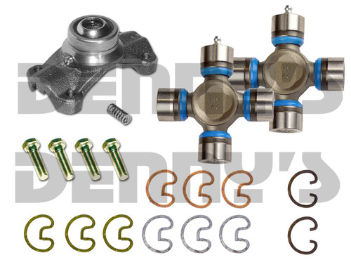 CV-179-2 Jeep TJ RUBICON 2003 to 2006 CV Rebuild Kit 1330 Series includes Spicer 211179X greaseable Centering yoke and (2) 5-1330-1X greaseable U-Joints with fitting in end of cap for easy access