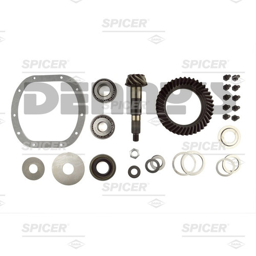 Dana Spicer 706503-3X Ring and Pinion Gear set kit standard rotation 3.73 ratio for Dana 30 FRONT 1971 to 1986 Jeep CJ