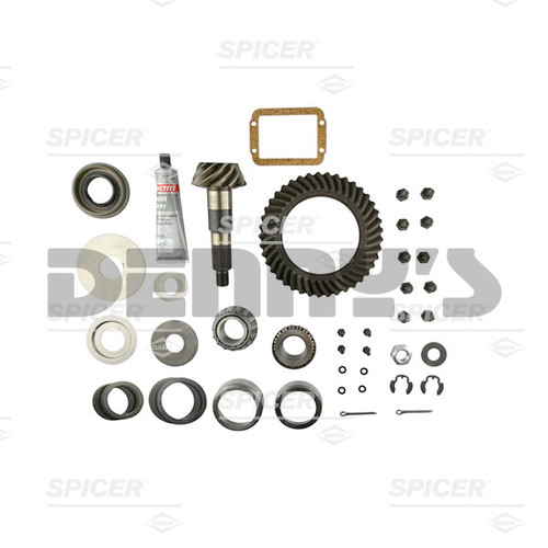 Dana Spicer 706930-5X Ring and Pinion Gear set kit REVERSE rotation 3.73 ratio for Jeep XJ, YJ with Dana 30 FRONT