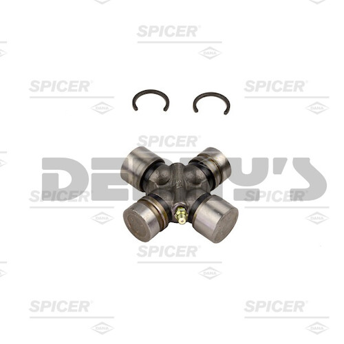 Dana Spicer 5-2140X combination universal joint 1310 to 2R series 2.344 x 1.00 with Inside Snap Rings 3.219 x 1.062 for outside snap rings