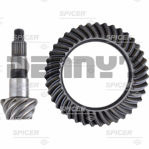 Dana Spicer 2019749 Ring and Pinion Gear set 4.88 ratio (39-8) fits 2007-2018 Jeep JK Rubicon Dana 44 FRONT Reverse rotation