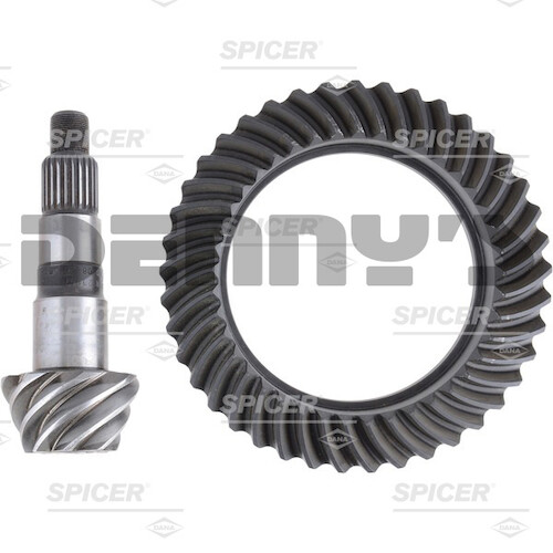 Dana Spicer 2019752 Ring and Pinion Gear set 5.13 ratio (41-8) fits 2007-2018 Jeep JK Rubicon Dana 44 FRONT Reverse rotation