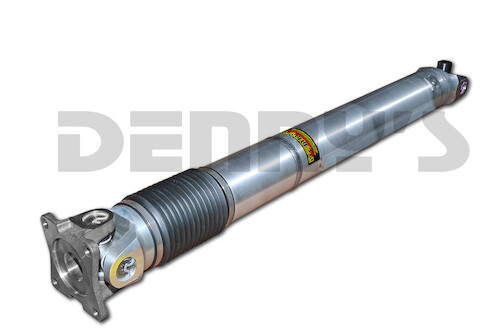 AL3.5-1350SS-1859 ALUMINUM Driveshaft 1350 series spline and slip style 3.5 inch tube OD includes Ford 4 bolt steel flange yoke with 2.953 inch diameter pilot