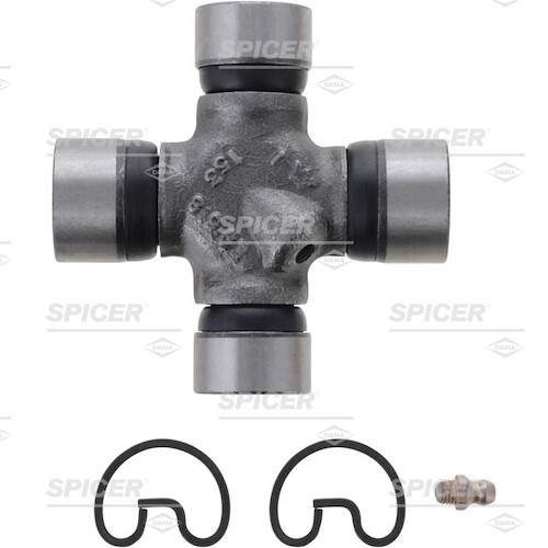 Dana Spicer 5-3248X Combination U-joint greaseable Ford Big Cap 1330 Series 3.625 x 1.125 to 1350 Series 3.625 x 1.188 outside snap ring style