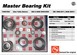 AAM 74067005 Master Bearing Kit fits Chevy and GM Sierra, Silverado, Suburban, Yukon XL, Avalanche with 9.25 inch IFS Salisbury Front Axle