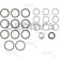 Dana Spicer 707481X ASSORTED SHIM KIT with spacers fits Dana 80 REAR end 1999 to 2015 Ford Van E350, E450, Pickup F350, F450