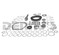 Dana Spicer 706017-8X Ring and Pinion Gear Set Kit 5.38 Ratio (43-08) for Dana 44 - FREE SHIPPING