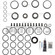 Dana Spicer 10043634 Differential Bearing Master Kit fits Dana 60 Front and Rear 