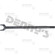 Dana Spicer 10007766 CHROMOLY Left Side Inner Axle Shaft fits Dana 30 front 1972 to 1981 Jeep CJ5 and 1976 to 1981 Jeep CJ7 replaces 27941-3X