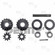Dana SVL 10001710 Spider gear kit fits 1955 to 1964 Chevy 8.2 rear end with removable center section with open standard differential with 17 spline pinion 