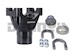 SONNAX T9-28-1330FDK Chromoly Pinion Yoke KIT 1330 series 28 splines 4 inches tall fits Ford 9 inch with either SMALL or LARGE bearing pinion support 3.625 x 1.188 u-joint