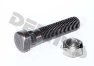 Dana Spicer 37759-2 Spindle Stud Bolt and Nut 7/16 - 20 fits FORD DANA 44 axle front spindle