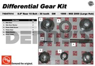 AAM 74047014 Spider Gear Kit fits 30 spline axles for OPEN diff 1999 to mid 2000 Chevy and GMC 8.6 inch 10 bolt REAR