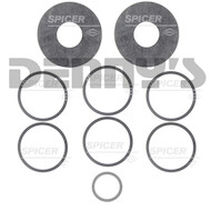 Dana Spicer 701126X Shim kit for inner pinion bearing Dana 60 Dodge 1994 - 2002 fits Front and Rear assorted .003, .005, .010 shims plus spacer and oil deflector