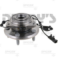 Dana Spicer 10021363 Front Wheel Hub Bearing Assembly with ABS sensor and wire for Jeep JK 2007 to 2018